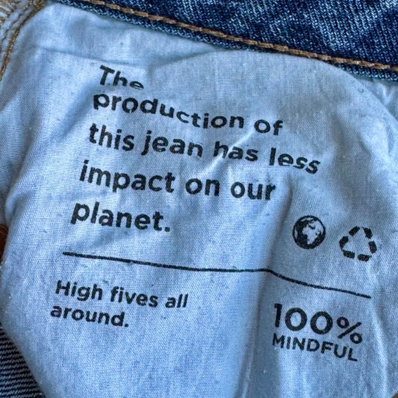 Pacsun Eco Patchwork 90s Boyfriend High Waisted Straight Leg Jeans Size 23 - Picture 6 of 16